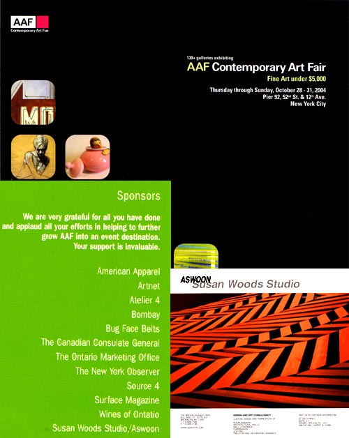 Aswoon, Susan Woods, aaf, contemporary art fair, New York